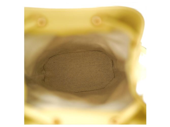 Gucci Mini Borsa a secchiello UKMBG in tela gialla UKMBG Giallo - vista 7