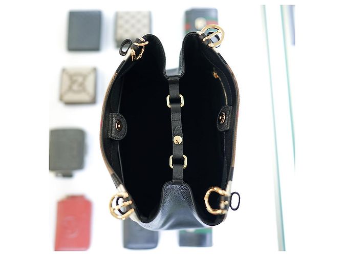 Burberry Borsa tote in tela nera, borsa di lusso per donne Nero - vista 14