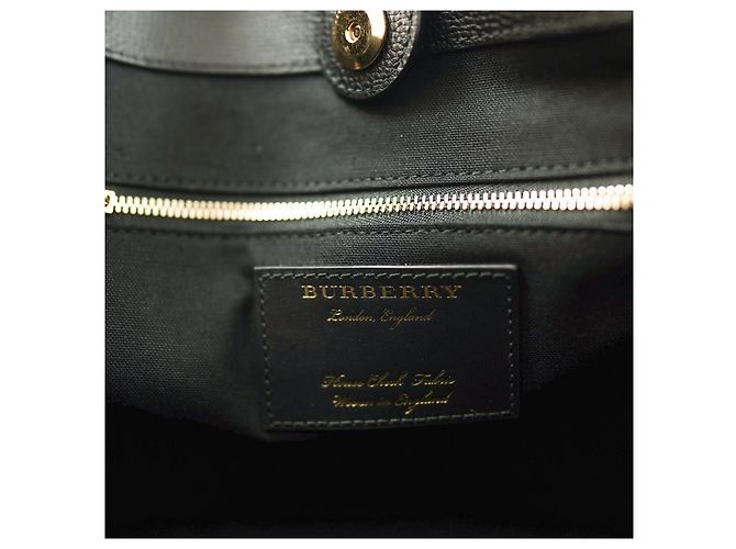 Burberry Borsa tote in tela nera, borsa di lusso per donne Nero - vista 17