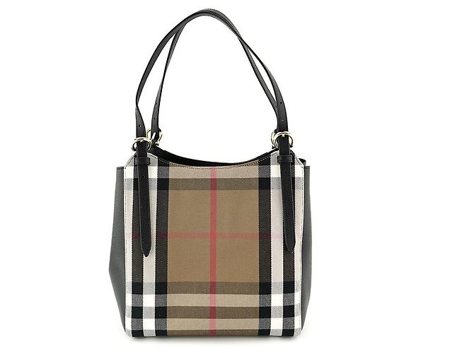 Burberry Borsa tote in tela nera, borsa di lusso per donne Nero - vista 23