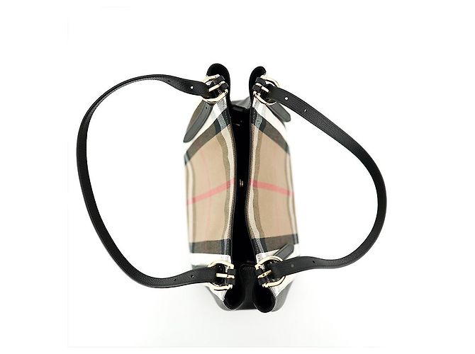 Burberry Borsa tote in tela nera, borsa di lusso per donne Nero - vista 24