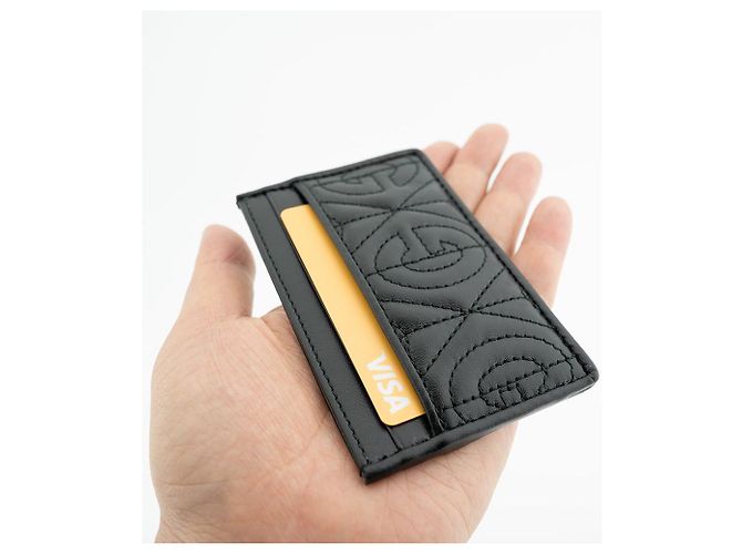 Gucci Tarjetero de cuero negro - vista 12