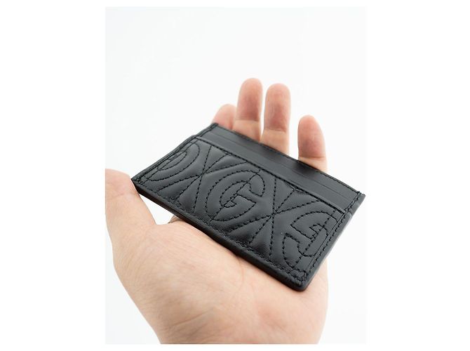 Gucci Tarjetero de cuero negro - vista 4