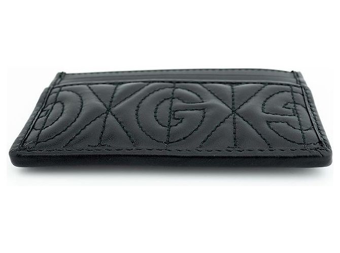 Gucci Tarjetero de cuero negro - vista 9