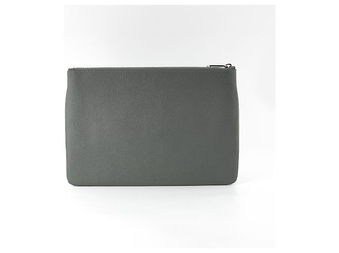 Burberry Borsa a mano in pelle grigio carbone Marrone - vista 3