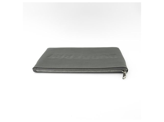 Burberry Borsa a mano in pelle grigio carbone Marrone - vista 5