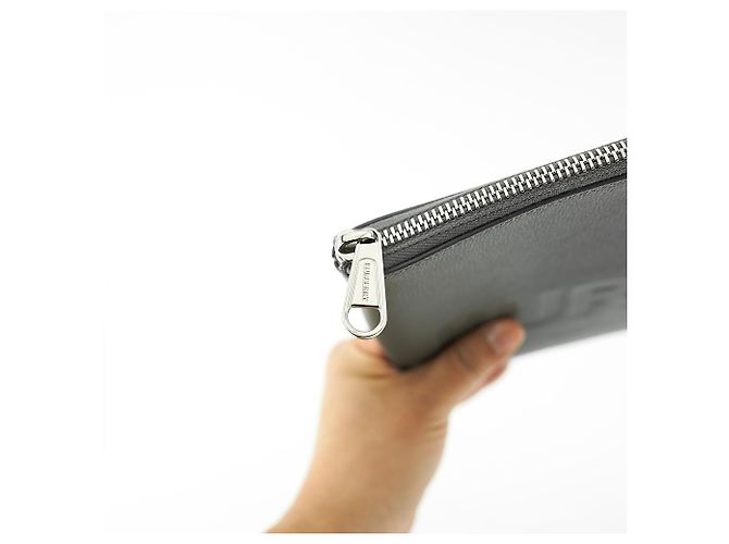 Burberry Borsa a mano in pelle grigio carbone Marrone - vista 9