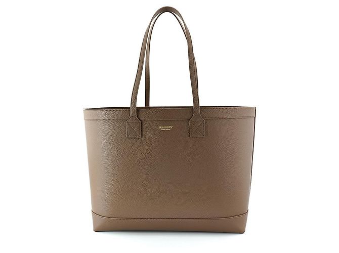 Burberry Borsa a spalla media London in pelle marrone - vista 16