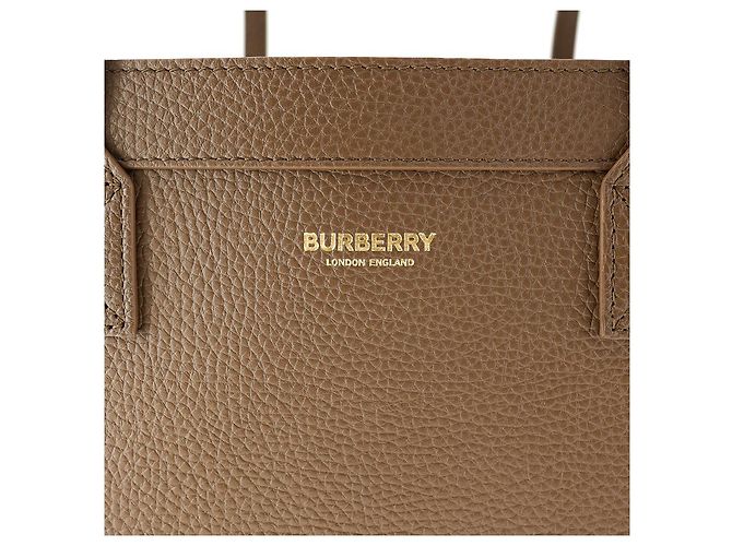 Burberry Borsa a spalla media London in pelle marrone - vista 21