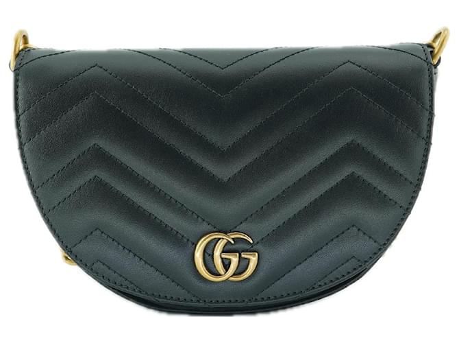 Gucci Borsa a tracolla mini Marmont DTDHT Nero - vista 17