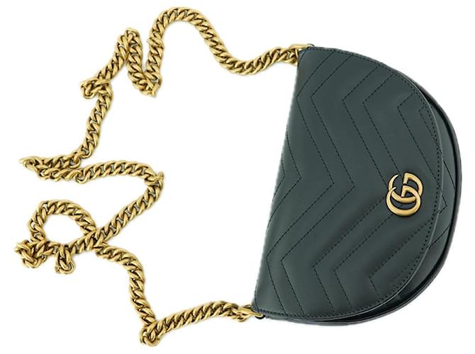 Gucci Borsa a tracolla mini Marmont DTDHT Nero - vista 18