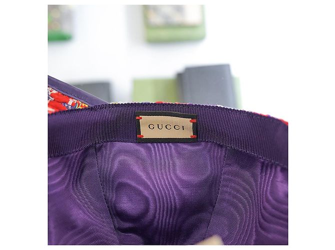 Gucci Baseballmütze aus rotem Tweedwoll, Luxus-Hut, Geschenk - Ansicht 15