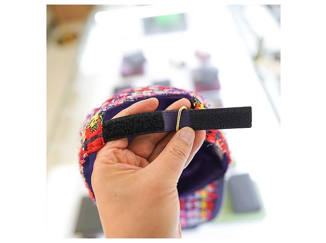 Gucci Baseballmütze aus rotem Tweedwoll, Luxus-Hut, Geschenk - Ansicht 16