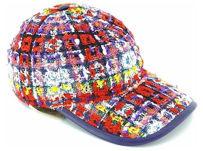 Gucci Baseballmütze aus rotem Tweedwoll, Luxus-Hut, Geschenk - Ansicht 28