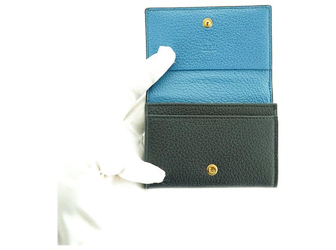 Gucci Visitenkartenhalter aus schwarzem Leder - Ansicht 19
