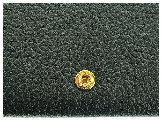 Gucci Visitenkartenhalter aus schwarzem Leder - Ansicht 22