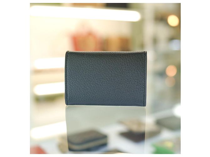 Gucci Visitenkartenhalter aus schwarzem Leder - Ansicht 3