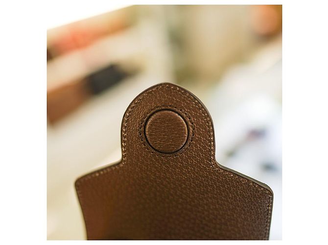 Gucci Borsa a tracolla mini Horsebit UKMBG in tessuto e pelle marrone - vista 18