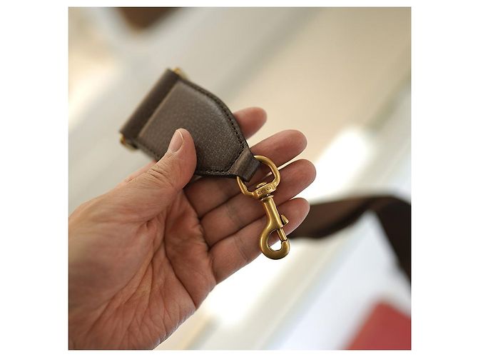 Gucci Borsa Mini Ophidia Sling in tessuto rivestito beige Marrone - vista 20