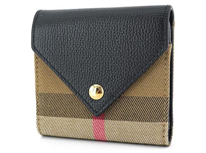 Burberry Lila schwarze Lederstoff Geldbörse - Ansicht 8