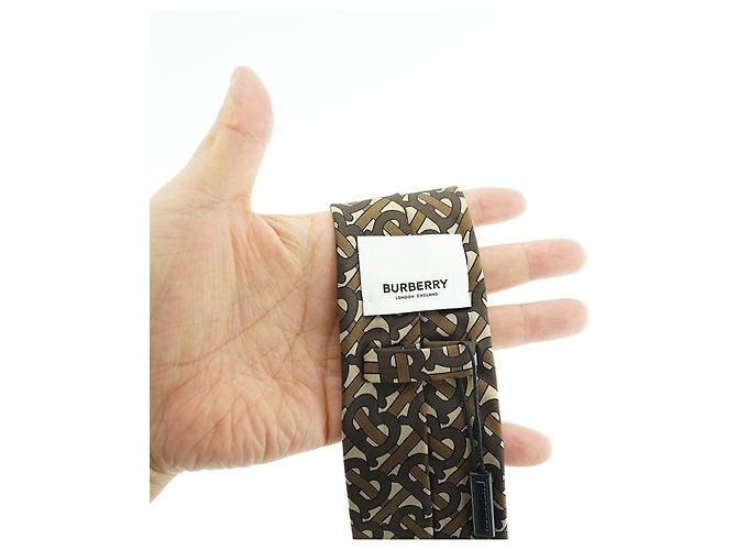 Burberry Silk Tie Brown - view 6