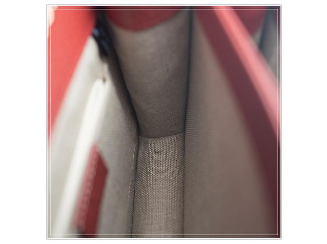 Gucci Borsa a spalla in pelle rossa con catena Rosso - vista 16