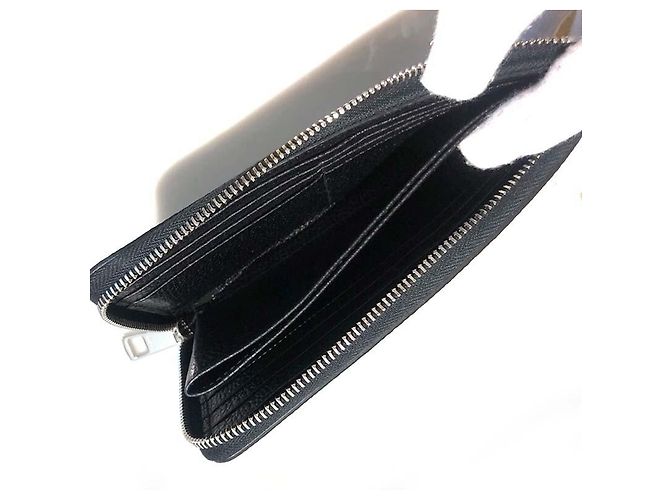 Gucci Cartera Larga GG Logo Negra Negro - vista 8