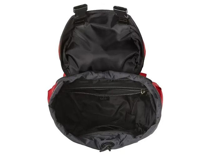 Gucci Red Canvas Floral Embroidery Backpack - view 6