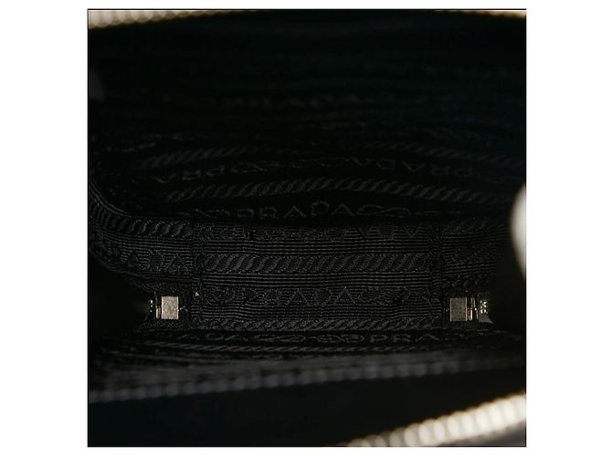 Prada Saffiano Vertikaltasche Schwarz - Ansicht 9