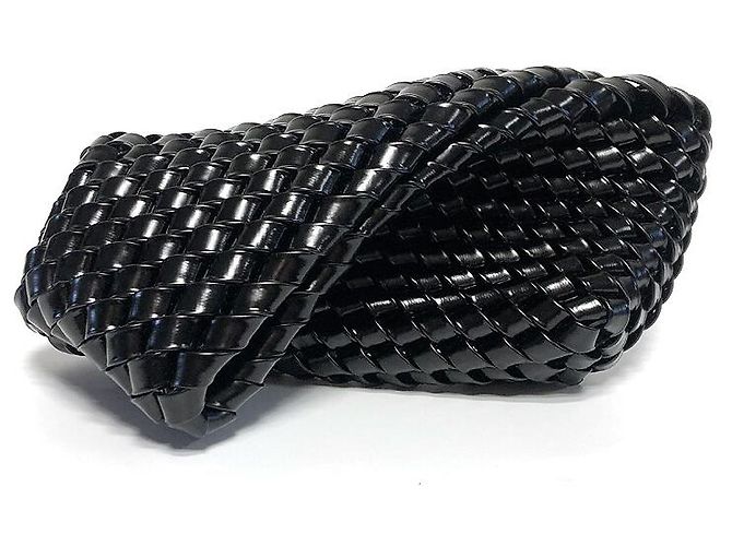 Bottega Veneta Borsa clutch strutturata da donna nera Nero - vista 5