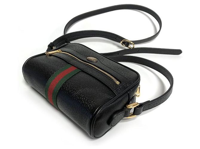 Gucci Mini Sac Ophidia Noir - vue 7