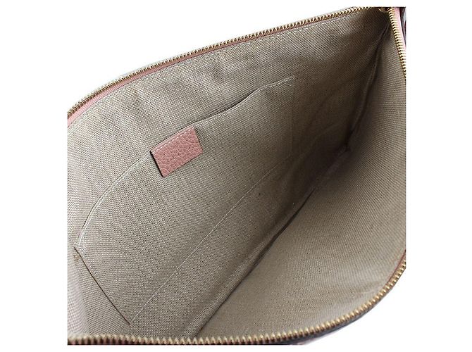 Gucci Bamboo Indie Pink Leather Clutch Bag - view 4