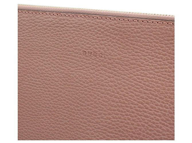Gucci Bamboo Indie Pink Leather Clutch Bag - view 5