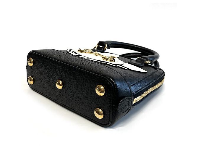 Gucci Adidas Horsebit Schultertasche mit Obergriff Schwarz - Ansicht 9