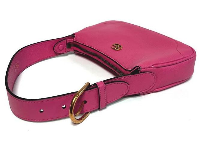 Gucci Borsa a spalla mini Aphrodite GG in pelle rosa - vista 2