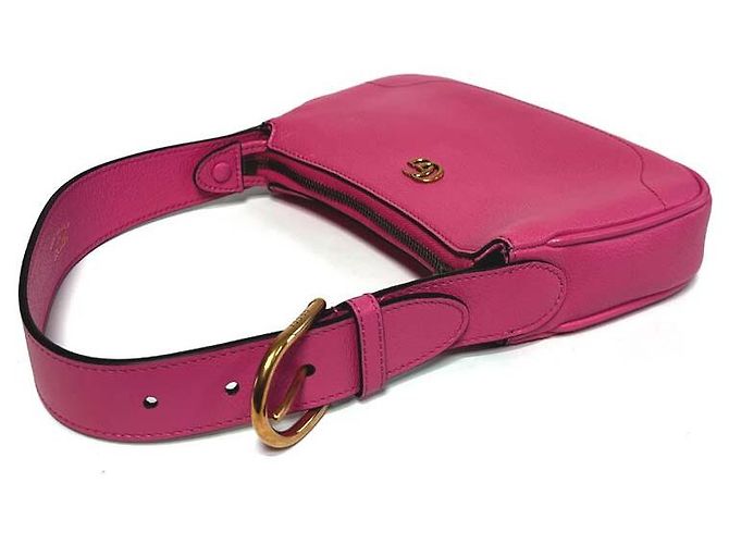 Gucci Borsa a spalla mini Aphrodite GG in pelle rosa - vista 6