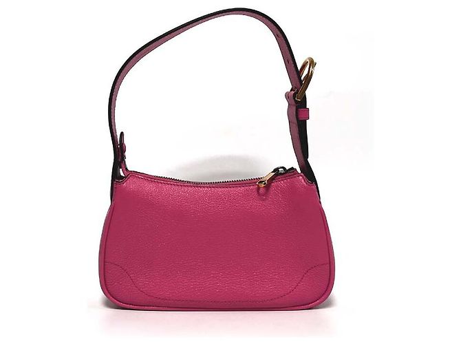 Gucci Borsa a spalla mini Aphrodite GG in pelle rosa - vista 7