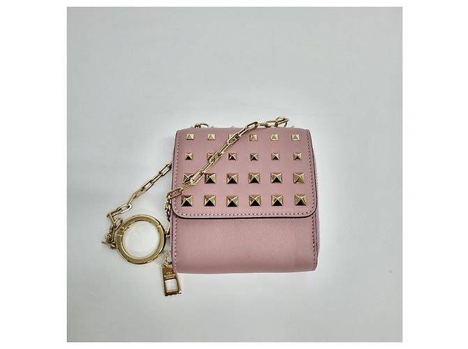Valentino Billetera Crossbody Rockstud Garavani Rosa - vista 4