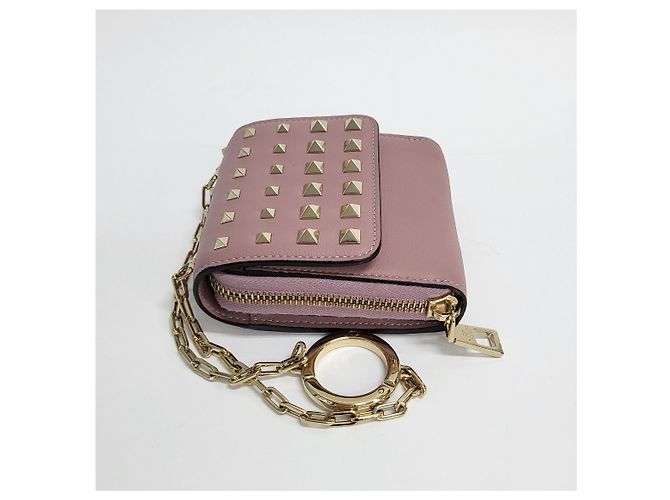 Valentino Billetera Crossbody Rockstud Garavani Rosa - vista 7