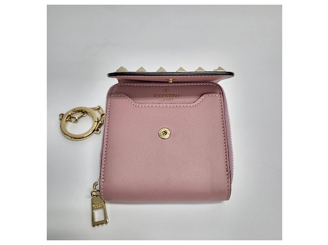 Valentino Billetera Crossbody Rockstud Garavani Rosa - vista 9