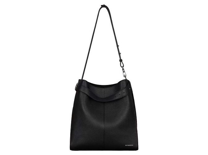 Givenchy Bolsa hobo média em couro granulado com cinto - vista 4