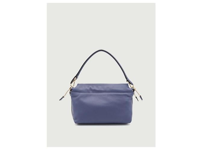 Fendi Medium Napa-Leder Baguette-Tasche Blau - Ansicht 5