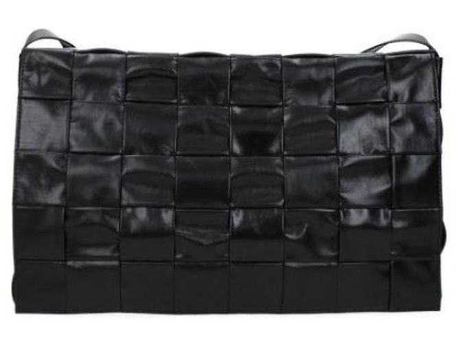 Bottega Veneta Borsa Cassette Intrecciato Nero - vista 4