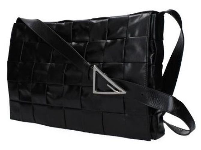Bottega Veneta Borsa Cassette Intrecciato Nero - vista 5