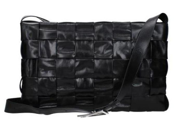 Bottega Veneta Borsa Cassette Intrecciato Nero - vista 6