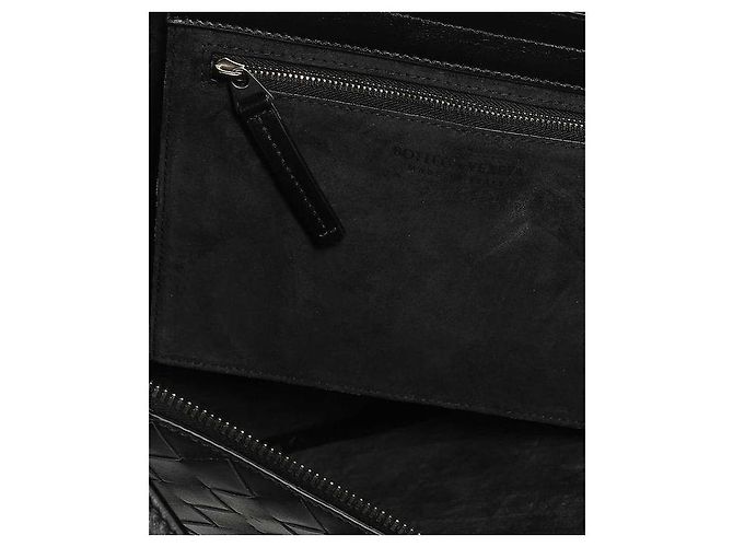Bottega Veneta Borsa a tracolla Intrecciato Burgle Nero - vista 6