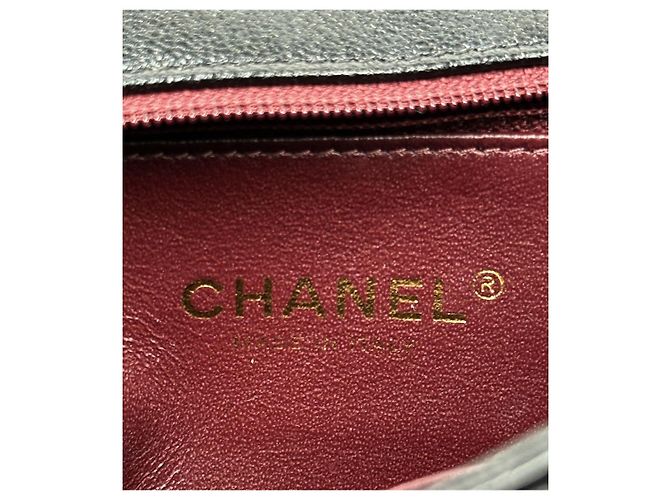Chanel Borsa a spalla con catena diagonale nera Nero - vista 12
