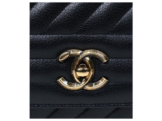 Chanel Borsa a spalla con catena diagonale nera Nero - vista 6