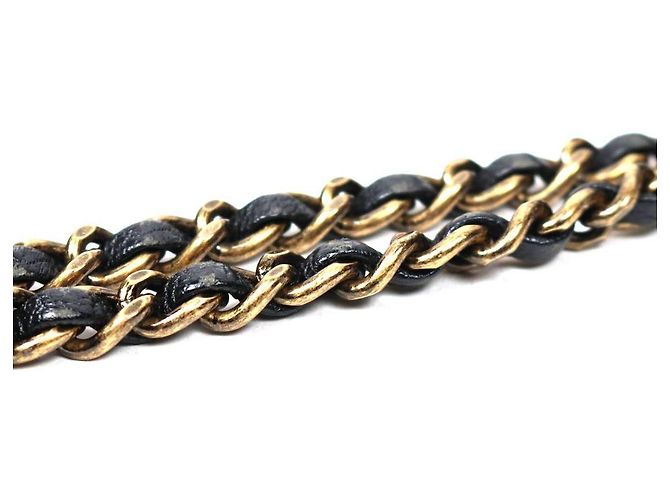 Chanel Borsa a spalla con catena diagonale nera Nero - vista 9