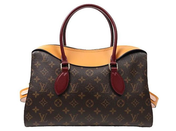 Louis Vuitton Monogramm-Canvas Tuileries Tote Bag Braun - Ansicht 3